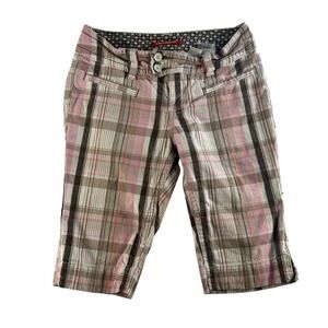 Union Bay Juniors 10 Bermuda Long Shorts Low Rise Street Grunge Vtg Y2K 2000s